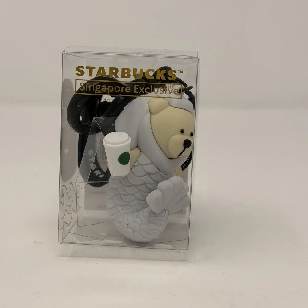 Starbucks Singapore Merlion Bearista Bear Keychain Exclusive‎ NWT Figurine 2026